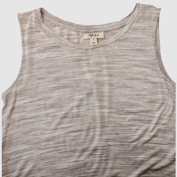 Style & Co Space Dyed Tank Top NWT Sz Small - Picture 2 of 6